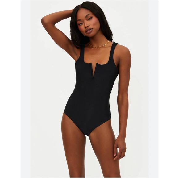 Beach Riot Core Tropez One Piece Swimsuit - Black - XL (New no tags)